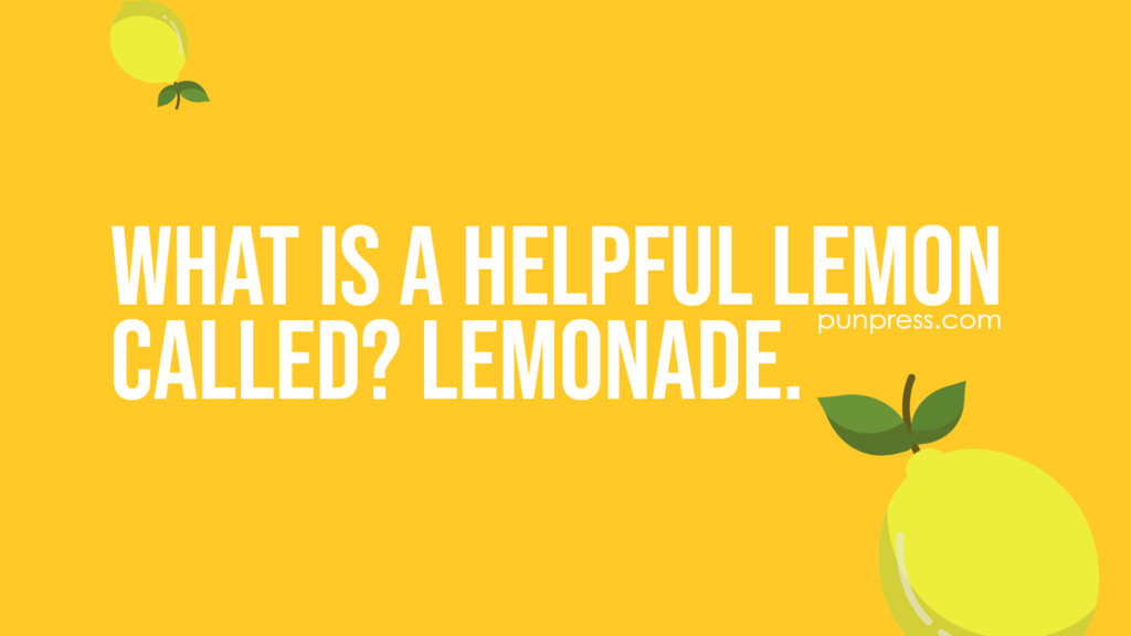 50 Lemon Puns That Will Make You Concentrate - PunPress