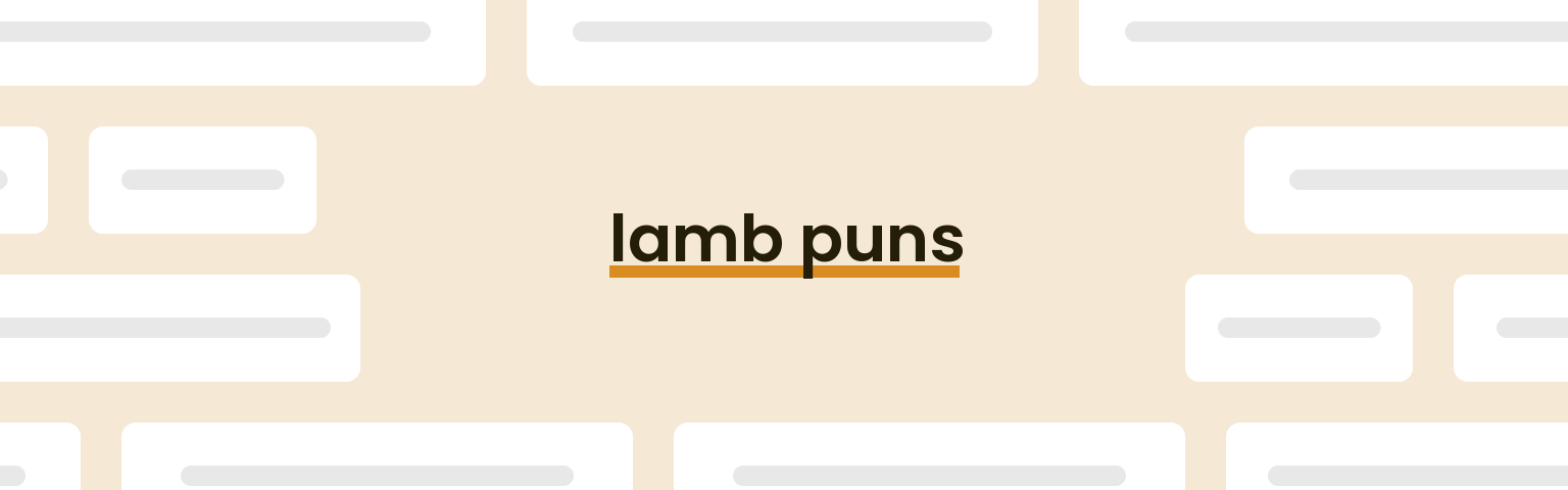 lamb-puns